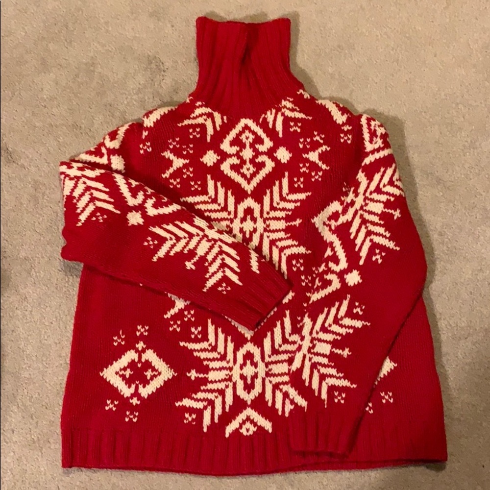 Lands End Winter Sweater moving to the south